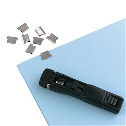 ESSELTE NALCLIP DISPENSER Small with Clips 20Sht Cap Blk