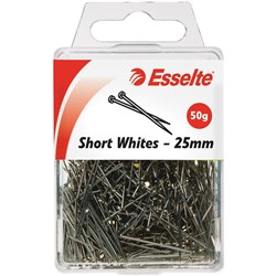 ESSELTE DRESS MAKER PINS 25mm 50gm Pack