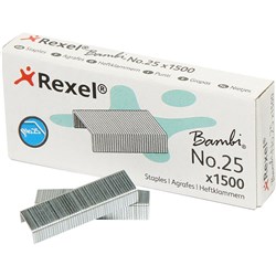 REXEL STAPLES No.25 Bambi Box 1500