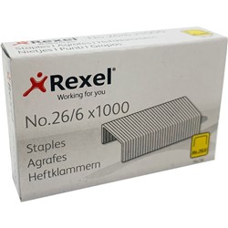 REXEL STAPLES No.56 26/6 Box 1000
