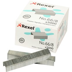 REXEL STAPLES Giant No.66/8mm Box 5000