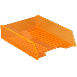 ITALPLAST NEON DOCUMENT TRAY Multifit, Neon Orange