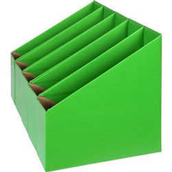 MARBIG MAGAZINE BOOK BOX FILE W90xD250xH270mm Green Pack/5