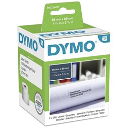 DYMO 99012 LABELWRITER LABELS Paper Lge Address 36mmx89mm