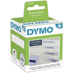 DYMO 99017 LABELWRITER LABELS Paper White 12mmx50mm S0722460