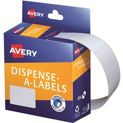 AVERY DISPENSER LABEL DMR2432W Rectangle 24x32mm White Pk420