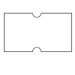 PRICING GUN LABELS BLITZ White Permanent 21x12mm Pk10 for PH8 Price Gun