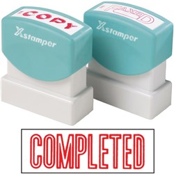 XSTAMPER -1 COLOUR -TITLES A-C 1026 Completed Red