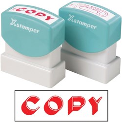 XSTAMPER -1 COLOUR -TITLES A-C 1336 Copy Red