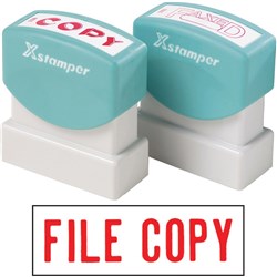 XSTAMPER -1 COLOUR -TITLES D-F 1071 File Copy Red