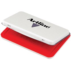 ARTLINE EHJ3 PREMIUM STAMP PAD No.1, 67x106mm Red