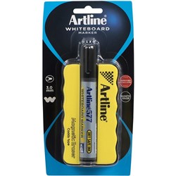 ARTLINE 577 WHITEBOARD ERASER & Marker Caddy, Magnetic