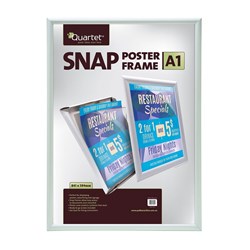 QUARTET INSTANT POSTER FRAMES A1 Snap poster frame aluminium