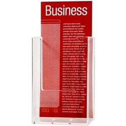 ESSELTE BROCHURE HOLDERS DL Single Tier Wall Mount