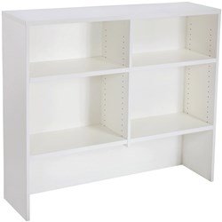 FNX RAPID SPAN HUTCH 1200W x 1070H x 315D 4 Shelves Natural White