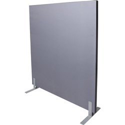 FNX FREESTANDING SCREEN 1800W x 50D x 1800mmH Grey Acoustic (comes with feet)