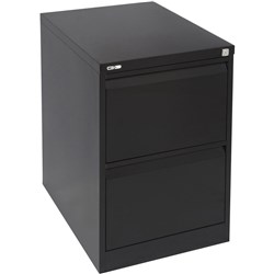 RAPIDLINE GO VERTICAL FILING Cabinet 2 Drawer Black Ripple 460W x 620D x 705mmH
