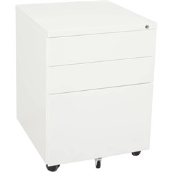 DRAWER PEDESTAL MOBILE WHITE 2 Drawer + 1 File White China Steel 610H x 460W x 472D