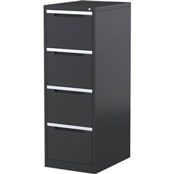 STEELCO FILING CABINET 4 Drawer, Graphite Ripple