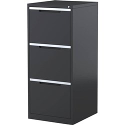 STEELCO FILING CABINET 3 Drawer, Graphite Ripple