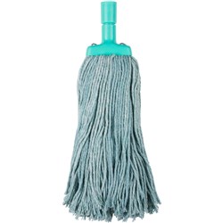CLEANLINK MOP HEAD GREEN 400gm with 22mm fitting and an adaptor for 25mm handle