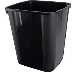 ITALPLAST PLASTIC WASTE BIN 32Litre Black