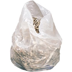 GARBAGE BAGS Large 36Litre 680X590mm White Pk50