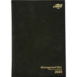 OFFICE CHOICE MANAGEMENT WIRO DIARY A4 Week to a Opening