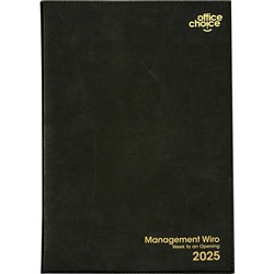 OFFICE CHOICE MANAGEMENT WIRO DIARY A5 1 Day to a Page