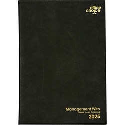 OFFICE CHOICE MANAGEMENT WIRO DIARY A5 Week to a Opening