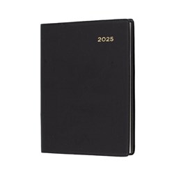 COLLINS BELMONT SLIMLINE DIARY A7 Week to View & Pencil Black
