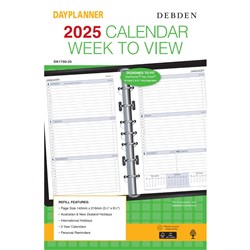 DEBDEN DAYPLANNER REFILL DESK Weekly Dated Calendar 216x140