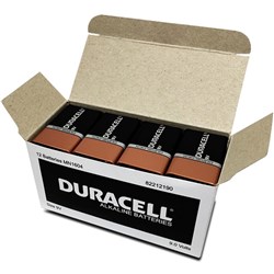 Duracell Coppertop Battery 9V Bulk Pack/12