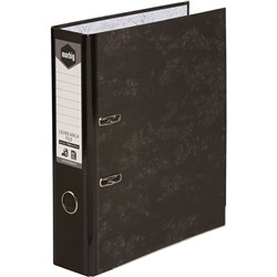 MARBIG LEVER ARCH FILE A4 Paper Spine Black