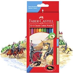 FABER CASTELL CLASSIC PENCILS 12 pack + 1