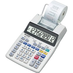 SHARP EL1750V CALCULATOR 12 Digit Print Cost/Sell/Mar