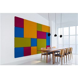 VISIONCHART UNFRAMED PINBOARD Felt 900x600mm Smooth Velour Special Order Black