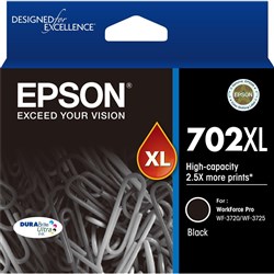 EPSON 702XL INK CARTRIDGE C13T345192 High Yield Black