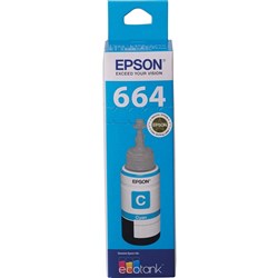 EPSON T664 INK CARTRIDGE Tank Cyan