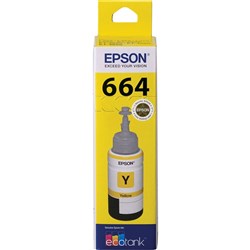 EPSON T664 INK CARTRIDGE Tank Yellow