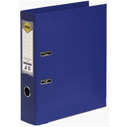 MARBIG PE LINEN LEVER ARCH Files A4 Blue