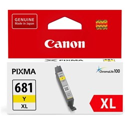 CANON CLI681XLY INK CARTRDIGE Yellow HY