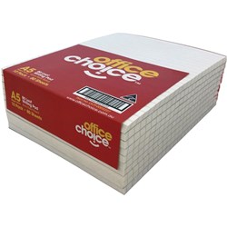 OFFICE CHOICE OFFICE PADS BANK A5 210X148mm 100Leaf, Ruled Pk/10