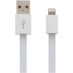 MOKI LIGHTNING TO USB POCKET Cable 10cm White
