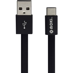 MOKI TYPE C TO USB CABLE SynCharge 90cm Black