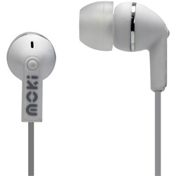 MOKI EARPHONES DOTS Noise Isolation Earphones White
