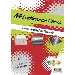 GOLD SOVEREIGN LEATHERGRAIN Binding Cover Blue Pk/100