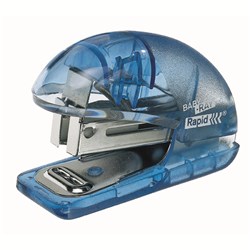 RAPID BABY-RAY STAPLER Plus Remover, 10Sht Cap. Sky Blue #Discontinued