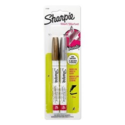 SHARPIE FINE POINT MARKER Permanent 1.0mm Metallic Asst2