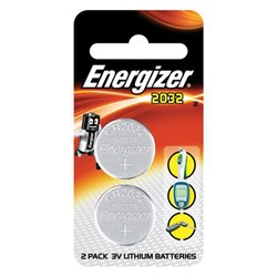 ENERGIZER WATCH & CALC BATTERY DL2032 Lithium 3V 2/Card